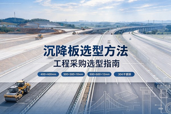 北流沉降板选择方法