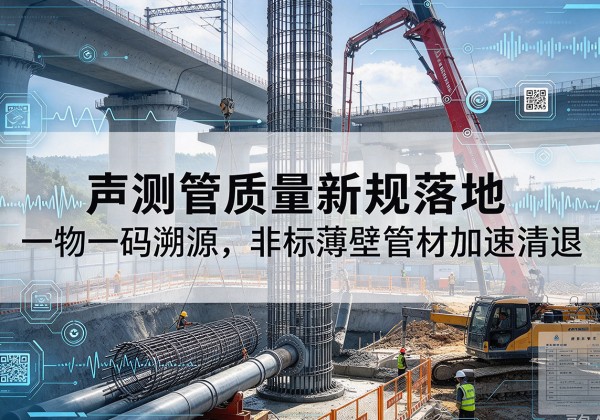北流声测管质量新规落地，一物一码溯源，非标薄壁管材加速清退