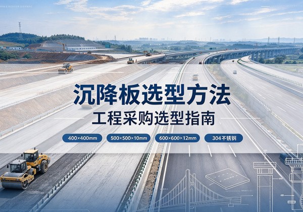 北流沉降板选择方法